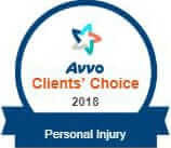 Avvo Clients' Choice | 2018 | Personal Injury